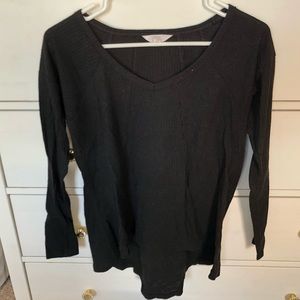 Waffle sweater